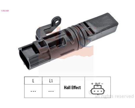 Sensor del cigüeñal 1953481 EPS Facet