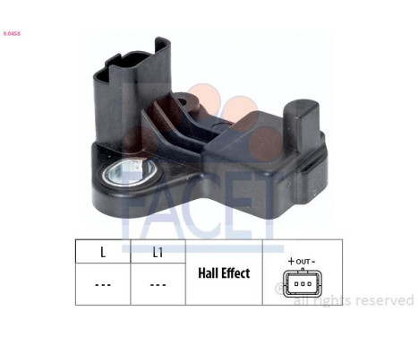 Sensor del cigüeñal 9.0458 Facet