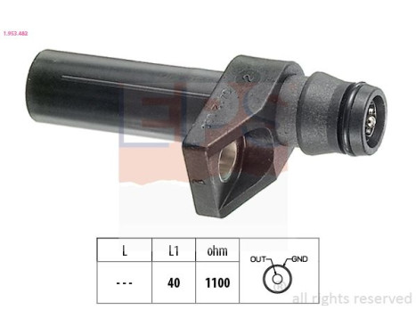 Sensor del cigüeñal 1.953.482 EPS Facet