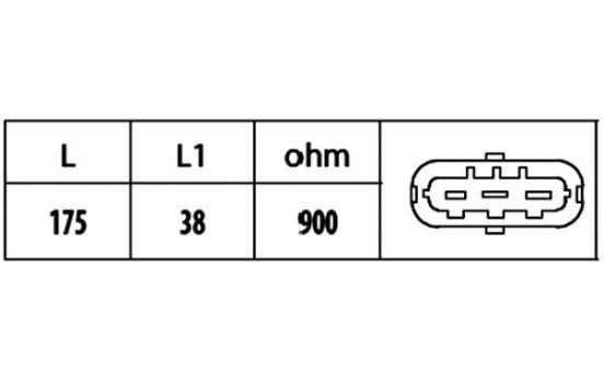 Sensor del cigüeñal 6PU 009 146-501 Hella