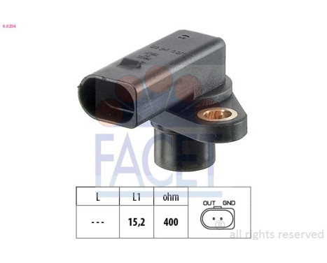Sensor del cigüeñal 9.0294 Facet