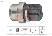 Interruptor de temperatura, luz de advertencia del refrigerante 1.840.074 EPS Facet