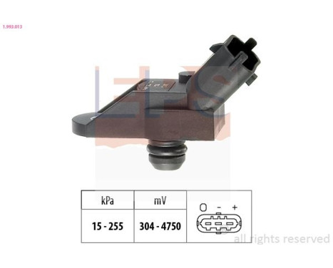 Sensor de presión de aire, controlador de altura 1.993.013 EPS Facet