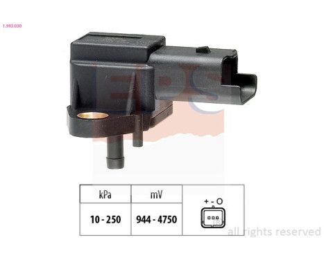 Sensor de presión de aire, controlador de altura 1.993.030 EPS Facet