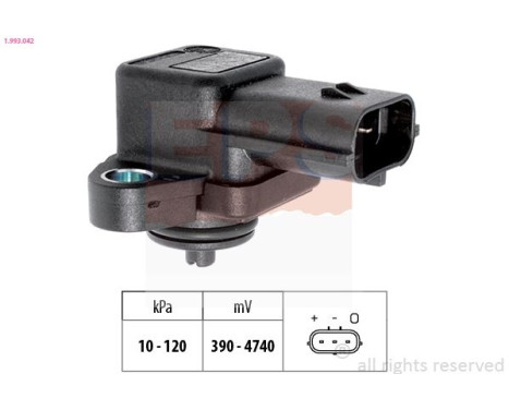 Sensor de presión de aire, controlador de altura 1.993.042 EPS Facet