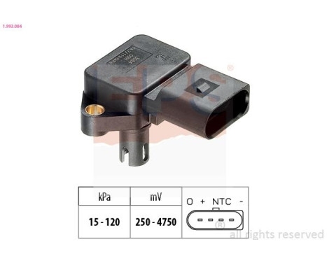 Sensor de presión de aire, controlador de altura 1.993.084 EPS Facet