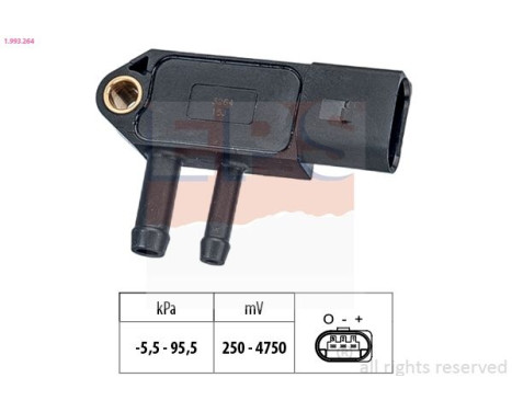 Sensor de presión de aire, controlador de altura 1.993.264 EPS Facet