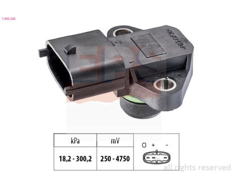 Sensor de presión de aire, controlador de altura 1.993.345 EPS Facet