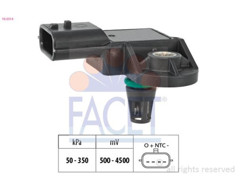 Sensor de presión de aire, regulador de altura