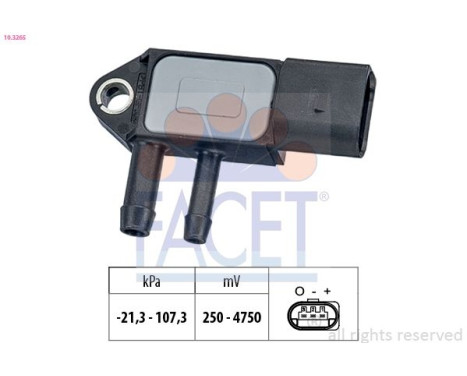 Sensor de presión de gases de escape