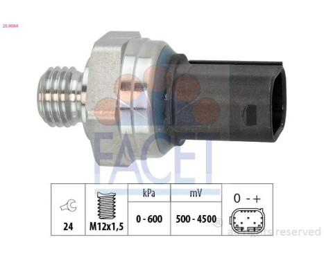Sensor de presión de gases de escape