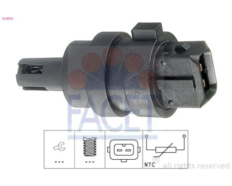 Sensor, temperatura del aire entrante 10.4013 Facet
