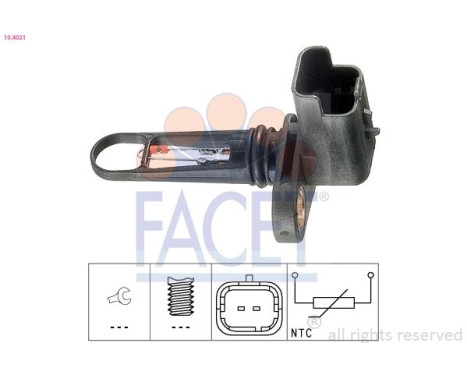 Sensor, temperatura del aire entrante 10.4021 Facet