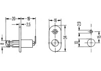 Interruptor de puerta 12V