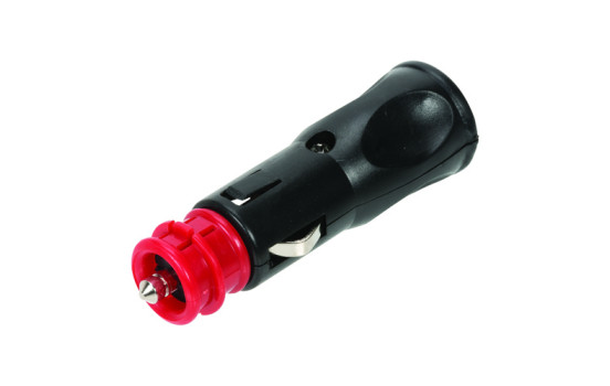 cigarette lighter plug single 6/12/24v with glass fuse 16A in blister