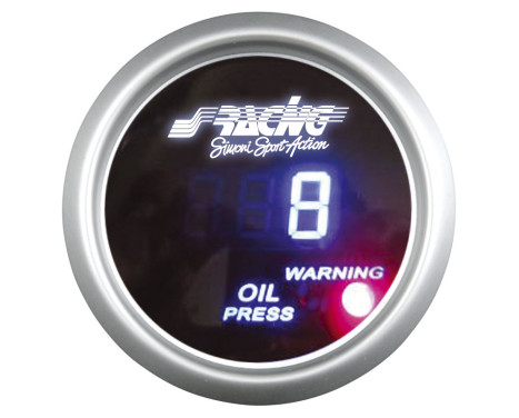 Simoni Racing Digital Instrument - oil pressure - 52mm, Image 2