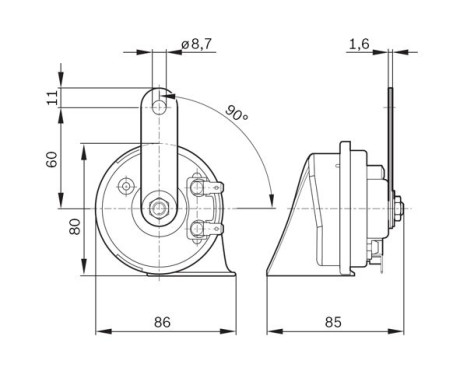 Klaxon, Multi-tone air horn, Image 6