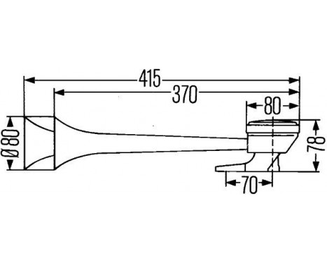 Multi-tone air horn, Image 2