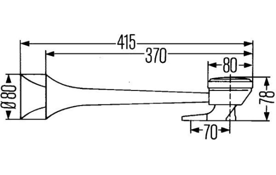Multi-tone air horn, Image 2