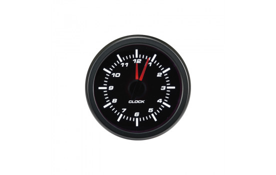 Performance Instrument Black Analog Clock 52mm