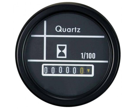 Performance Instrument Black Hour meter 52mm