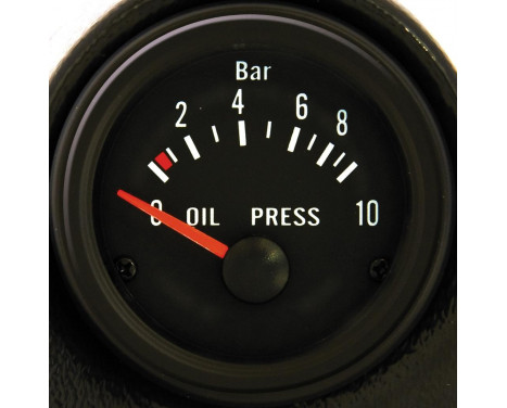 Performance Instrument Black Oil pressure 0-10 bar 52mm