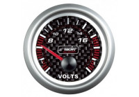 Simoni Racing Analog Instrument - voltmeter - 52mm - Carbon