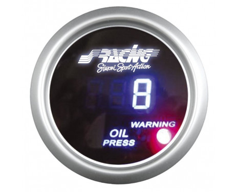 Simoni Racing Digital Instrument - oil pressure - 52mm