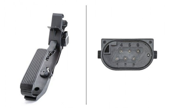 Sensor, accelerator pedal position