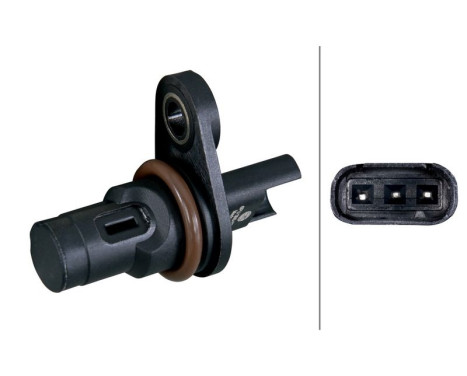 Sensor, camshaft position 6PU 009 121-011 Hella