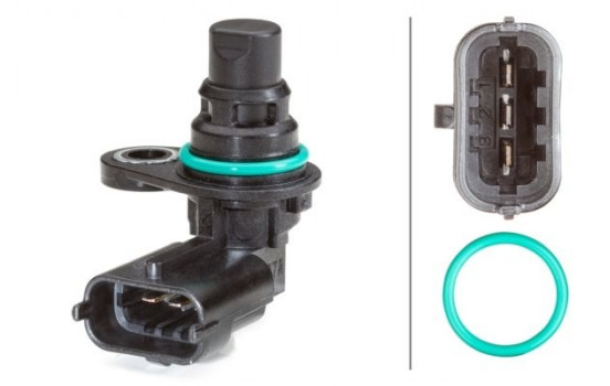 Sensor, camshaft position 6PU 013 122-211 Hella