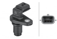 Sensor, camshaft position 6PU 013 122-651 Hella