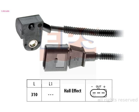 Sensor, camshaft position Made in Italy - OE Equivalent 1953456 EPS Facet