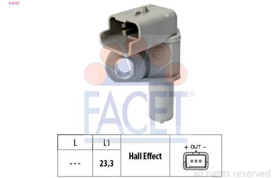 Sensor, camshaft position Made in Italy - OE Equivalent