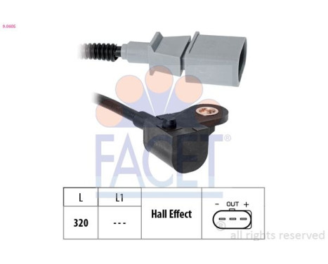 Sensor, camshaft position Made in Italy - OE Equivalent