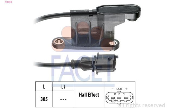 Sensor, camshaft position Made in Italy - OE Equivalent