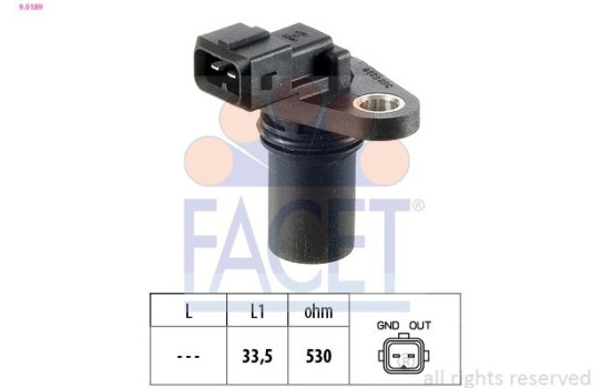 Sensor, camshaft position Made in Italy - OE Equivalent
