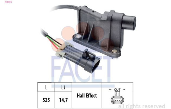 Sensor, camshaft position Made in Italy - OE Equivalent