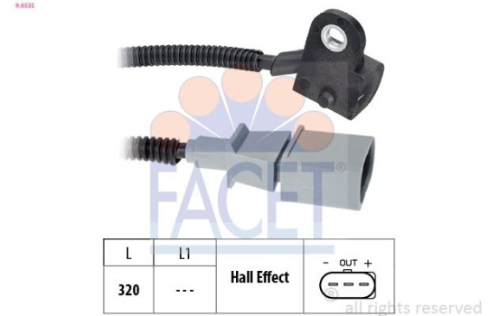 Sensor, camshaft position Made in Italy - OE Equivalent