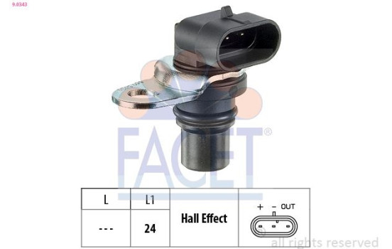Sensor, camshaft position Made in Italy - OE Equivalent