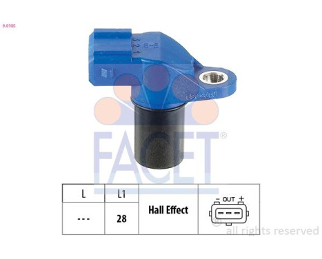 Sensor, camshaft position Made in Italy - OE Equivalent