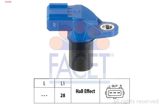 Sensor, camshaft position Made in Italy - OE Equivalent