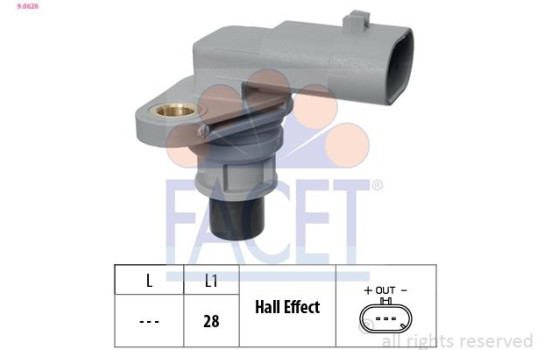 Sensor, camshaft position Made in Italy - OE Equivalent