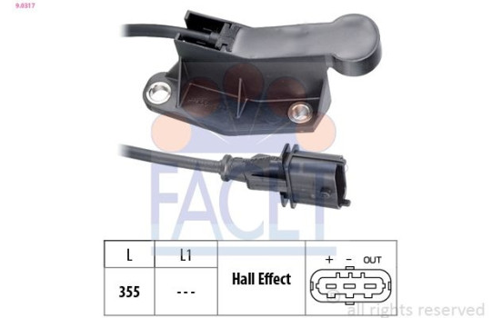 Sensor, camshaft position Made in Italy - OE Equivalent