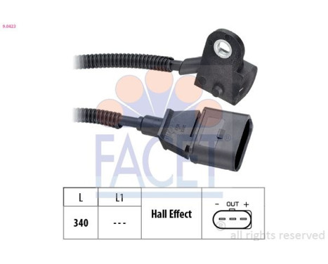 Sensor, camshaft position Made in Italy - OE Equivalent