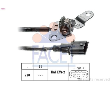 Sensor, camshaft position Made in Italy - OE Equivalent