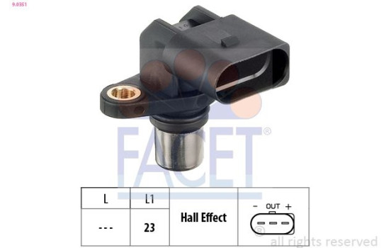 Sensor, camshaft position Made in Italy - OE Equivalent