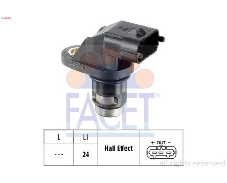 Sensor, camshaft position Made in Italy - OE Equivalent, Image 2