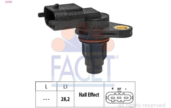 Sensor, camshaft position Made in Italy - OE Equivalent