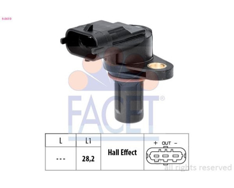 Sensor, camshaft position Made in Italy - OE Equivalent